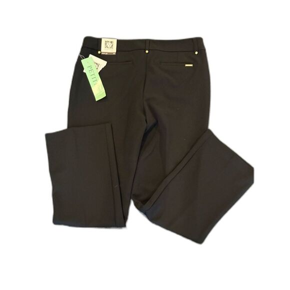 Anne Klein Bootleg Dress Pants Women's Size 10P Black NWT - Picture 4 of 11
